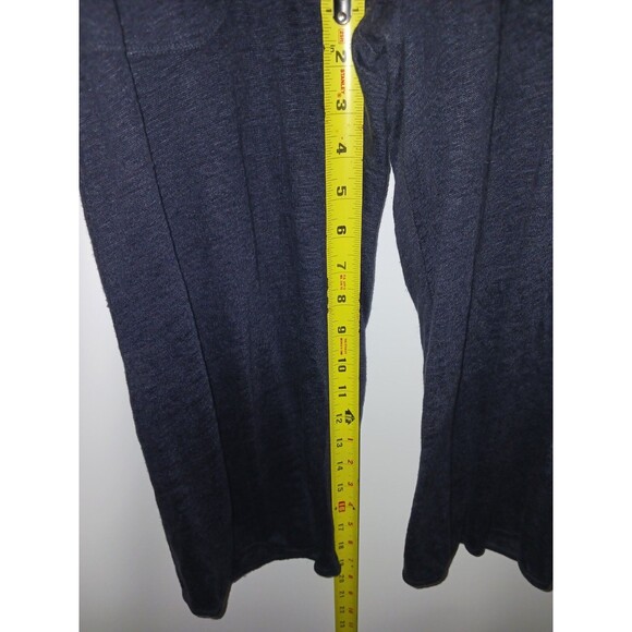 Pete & Greta Johnny Was Women’s Linen Pants Small Drawstring Elastic Waist Navy - Picture 12 of 13